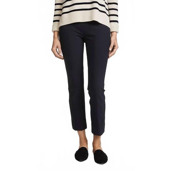 NEW VINCE stitch front seam leggings in black